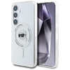 Karl Lagerfeld Button Karl Head Printed Logo MagSafe - Samsung Galaxy S25 Case (white)