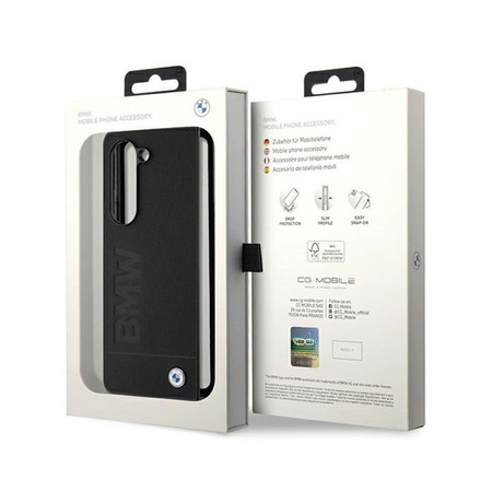 BMW Signature Logo Imprint - Samsung Galaxy Z Fold 5 tok (fekete)