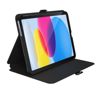 Speck Balance Folio - iPad 11" (2025) / 10.9" (2022) Hülle mit MICROBAN-Beschichtung mit Magnet und Standfuß (Schwarz)