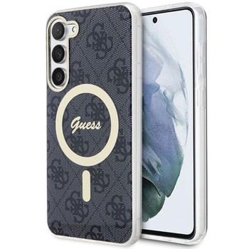 Étui Guess 4G MagSafe - Samsung Galaxy S23 (noir)
