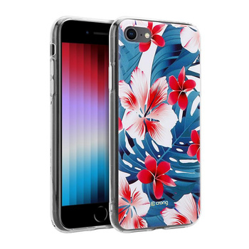 ETUI KWIATY DO IPHONE SE 2022 | 2020 | 8 | 7, Crong Wielokolorowe, Eleganckie