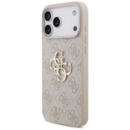 ETUI DO IPHONE 17 PRO MAX GUESS RÓŻOWE ELEGANCKIE MODNE CASE PLECKI