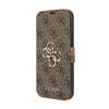 Guess Booktype 4G Big Metal Logo - iPhone 13 Pro tok (barna)