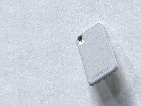 Nordic Elements Original Idun - Coque en matériau pour iPhone XR (Gris clair)