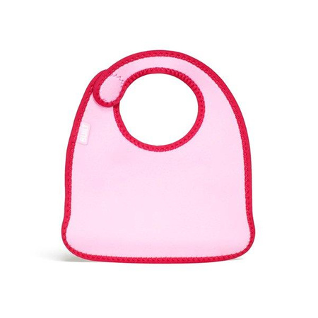 BUILT Mess Mate Set of 2 baby bib (Baby Pink Mini Dots)