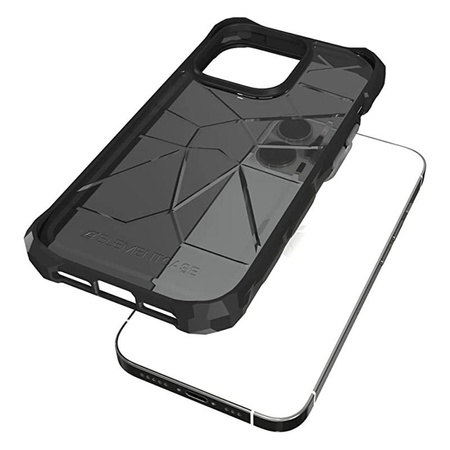 Element Case Special Ops X5 - Armored iPhone 14 Pro Case (Mil-Spec Drop Protection) (Smoke/Black)