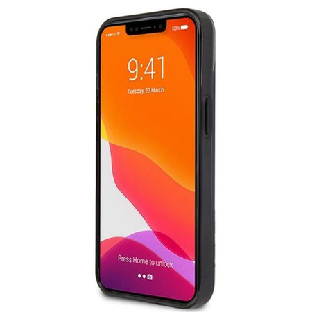 Karl Lagerfeld Ikonik Choupette Head - iPhone 13 Hülle (klar / schwarzer Rahmen)