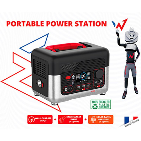 Wonder Wx600 Power Station - Portable 300W 72800 mAh Power Station (Black)