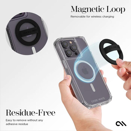 Case-Mate Magnetic Loop Grip - MagSafe Finger Grip (Noir)