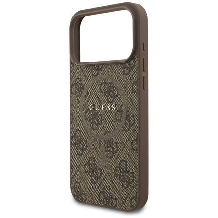 Guess 4G Ring Classic Logo MagSafe - iPhone 17 Pro Max Case (brown)
