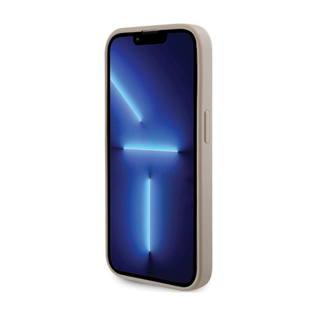 Guess Perforált 4G Glitter - iPhone 15 Pro tok (arany)