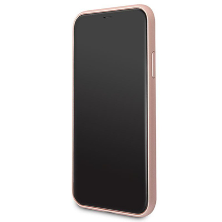Guess Iridescent - Coque iPhone Xs / X (or rose)