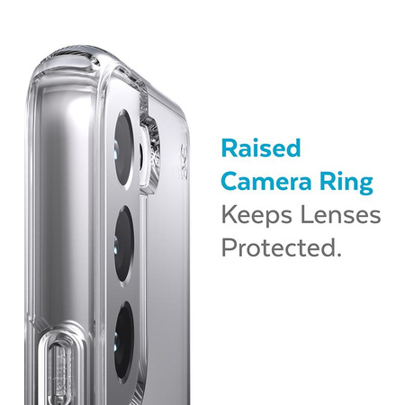 Speck Presidio Perfect-Clear - Samsung Galaxy S22 Gehäuse mit MICROBAN Beschichtung (Klar/Klar)