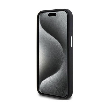 BMW Signature Liquid Silicone MagSafe - pouzdro pro iPhone 15 (černé)