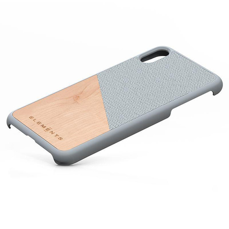 Nordic Elements Original Hel - Wooden Case for iPhone Xs Max (Light Grey)