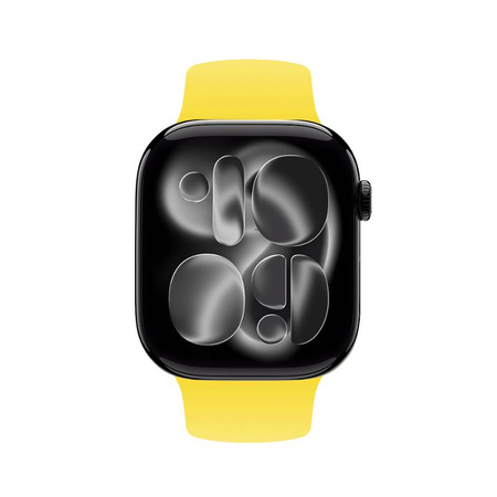 Crong Liquid - Strap for Apple Watch 38/40/41/42 mm (yellow)