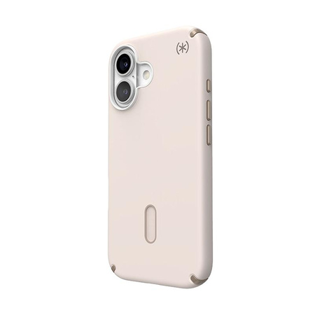 Speck Presidio2 Pro ClickLock & MagSafe - Coque iPhone 16 (Bleached Bone / Heirloom Gold / Hazel Brown)