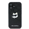 Karl Lagerfeld Monogram Choupette Head Pin - Pouzdro iPhone 16 (černé)