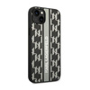 Karl Lagerfeld Monogram Stripe - pouzdro pro iPhone 14 Plus (šedé)