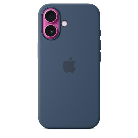 Apple Silicone Case – Silicone Case with MagSafe for iPhone 16 (Denim)