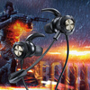 WEKOME YB01 Game Series - HiFi jack 3.5 mm wired headphones for gamers (Black)