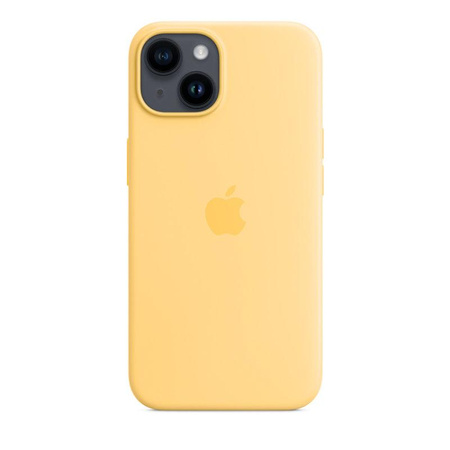 Apple Silicone Case - Silicone Case with MagSafe for iPhone 14 (pale yellow)