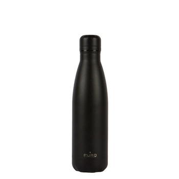 PURO ICON - Bouteille thermique en acier inoxydable 500 ml (noir) (revêtement en poudre)