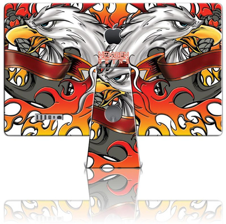 Nexgen Skins - 3D effect iMac 27" case skin set (Iron Eagle 3D)