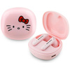 Hello Kitty O Glossy Finish - TWS headphones + charging case (pink)