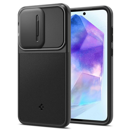 Spigen Optik Armor - Etui do Samsung Galaxy A55 5G (Czarny)