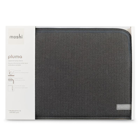 Moshi Pluma - MacBook Pro 13" Cover (2020/2018/2017/2016) / Surface Pro (2017) (Herringbone Gray)