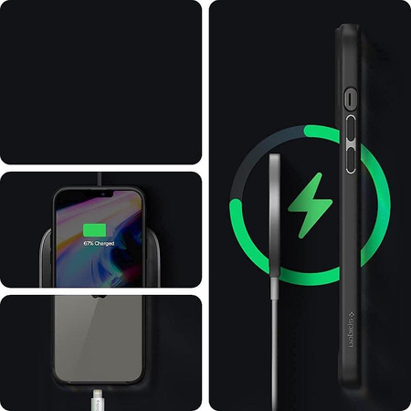 Spigen Ultra Hybrid - Hülle für iPhone 13 Pro (Schwarz)