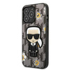 Karl Lagerfeld Iconic Karl Flower - iPhone 13 Pro Case (gray)