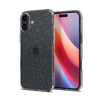 Spigen Liquid Crystal Glitter - tok iPhone 16 Plus készülékhez (átlátszó)