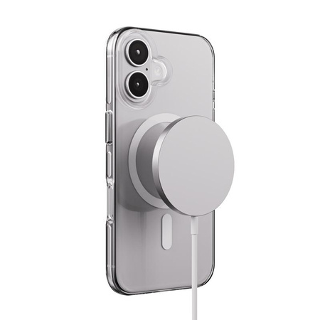 Crong Clear MAG Pro - pouzdro MagSafe pro iPhone 16 (průhledné)