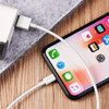 Borofone - Câble USB-A vers Lightning emballé dans un tube, 1 m (blanc)