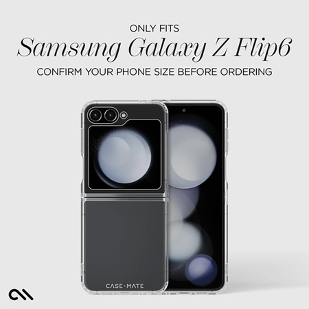 Case-Mate Tough Clear - Étui Samsung Galaxy Z Flip 6 (Transparent)
