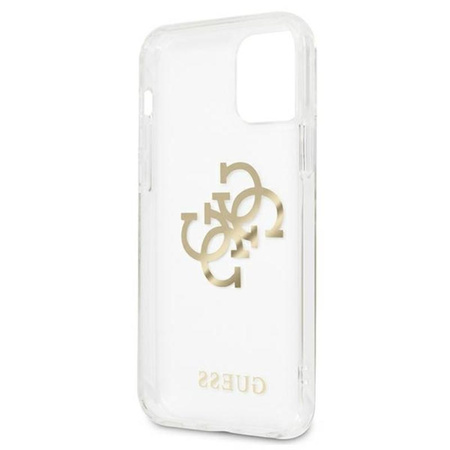 Guess 4G Big Logo Charm - étui pour iPhone 11 (charms or)