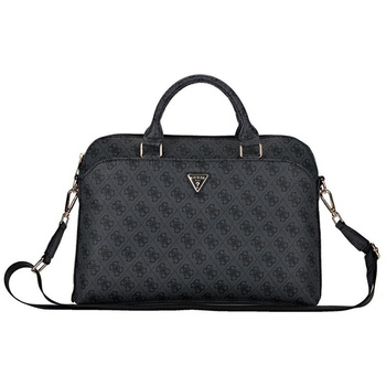 Guess 4G Zipper Pocket Triangle Logo – Taška na notebook 15" (černé)