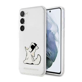 Karl Lagerfeld Choupette Fun - Hülle für Samsung Galaxy S23+ (Klar)