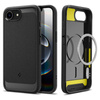 Spigen Rugged Armor MagSafe - Gehäuse für iPhone 16e (Schwarz matt)