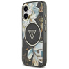 ETUI DO IPHONE 17 do MAGSAFE GUESS CZARNE ORYGINALNE ELEGANCKIE KWIATY CASE