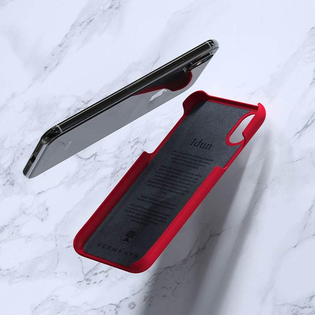 Nordic Elements Saeson Idun - Coque en matériau iPhone Xs / X (Rouge)