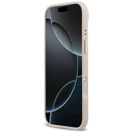 Guess Grained Strass Logo MagSafe - Case iPhone Air (pink)