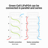 Green Cell - LiFePO4 12V 12.8V 80Ah Batterie für Photovoltaikanlagen, Wohnmobile und Boote