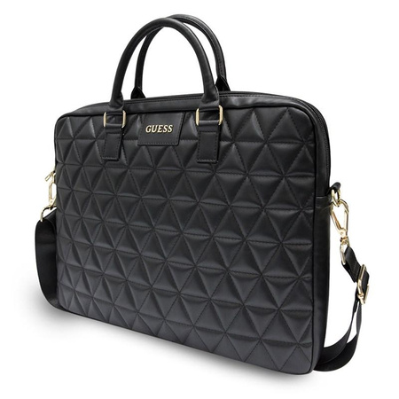 Guess Quilted Computer Bag - 15" Notebook Bag (black)