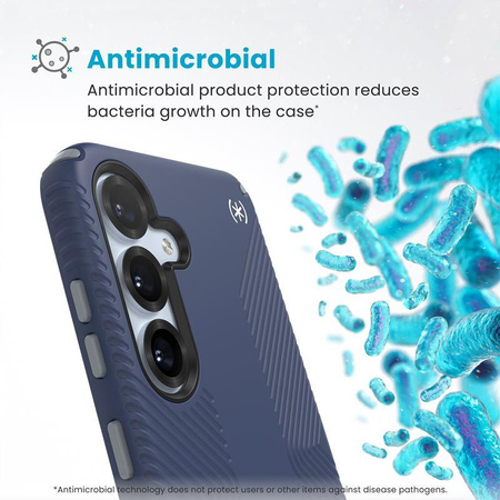 Speck Presidio2 Grip Magnet - Case for Samsung Galaxy S25+ / 24+ MagSafe (Coastal Blue/Dust Grey/White)