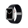 Crong Wave Band - Pletený řemínek pro Apple Watch 38/40/41/42 mm (grafitová)