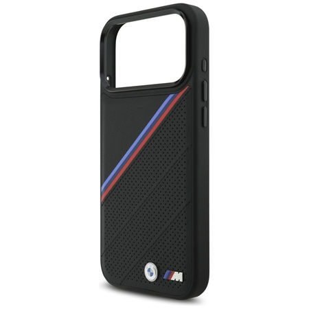 Etui do iPhone 17 Pro Max MagSafe BMW M Oryginalny Skórzany Czarny Case