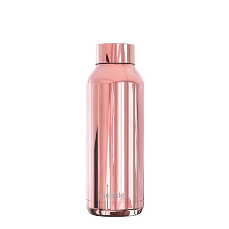 Quokka Solid - Rozsdamentes acél termikus palack 510 ml (Sleek Rose Gold)